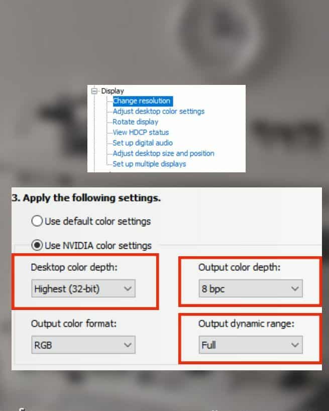 ضبط وتعديل الوان الشاشة في كارت انفيديا للاستفادة الكاملة 4 كيفية تعديل الوان كارت انفيديا