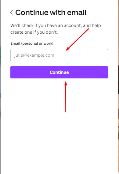 اليك 8 حسابات كانفا برو مجانا صالحة تجدد يوميا " لا تفوتها" 3 تسجيل الدخول بستخدام البريد الالكتروني.