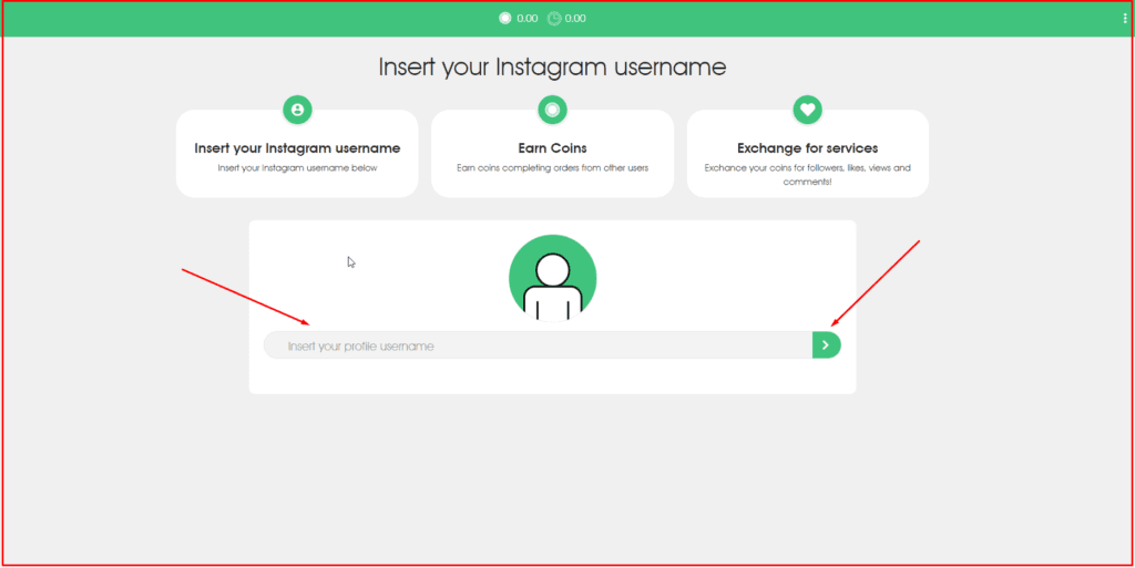 موقع ton followers لزيادة 10K متابع انستقرام، فيسبوك، تويتر مجانا 2 واجهة موقع ton followers
