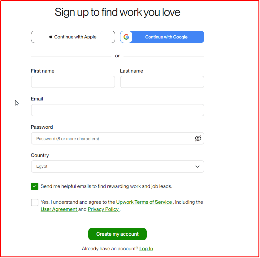 شغل اون لاين في امريكا براتب 470 دولار شهريا من البيت! 2 إنشاء حساب: