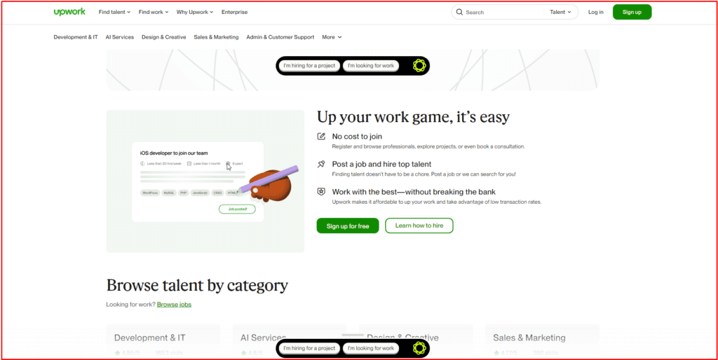 شغل اون لاين في امريكا براتب 470 دولار شهريا من البيت! 1 موقع Upwork