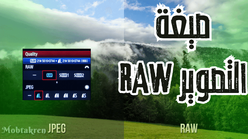 ما هي صيغة التصوير RAW واهم مميزاتها 1 صيغة التصوير RAW